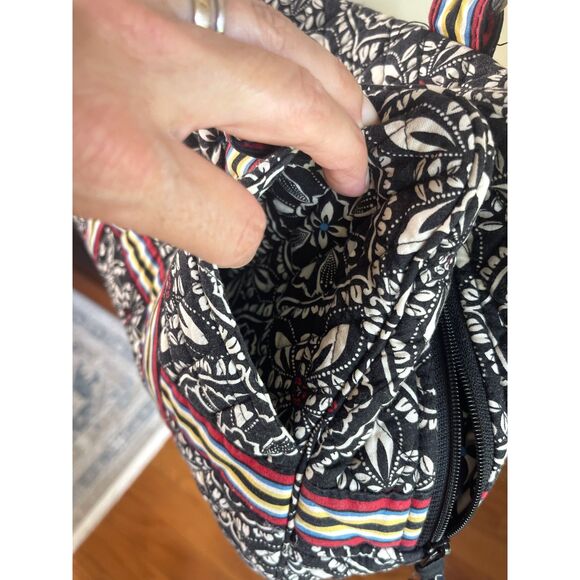 Vera Bradley Shoulder Bag Retire Print Barcelona Tote Handbag Travel Work Casual - Picture 5 of 11